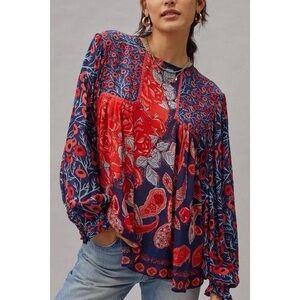 Anthropologie Blnk London Floral Top